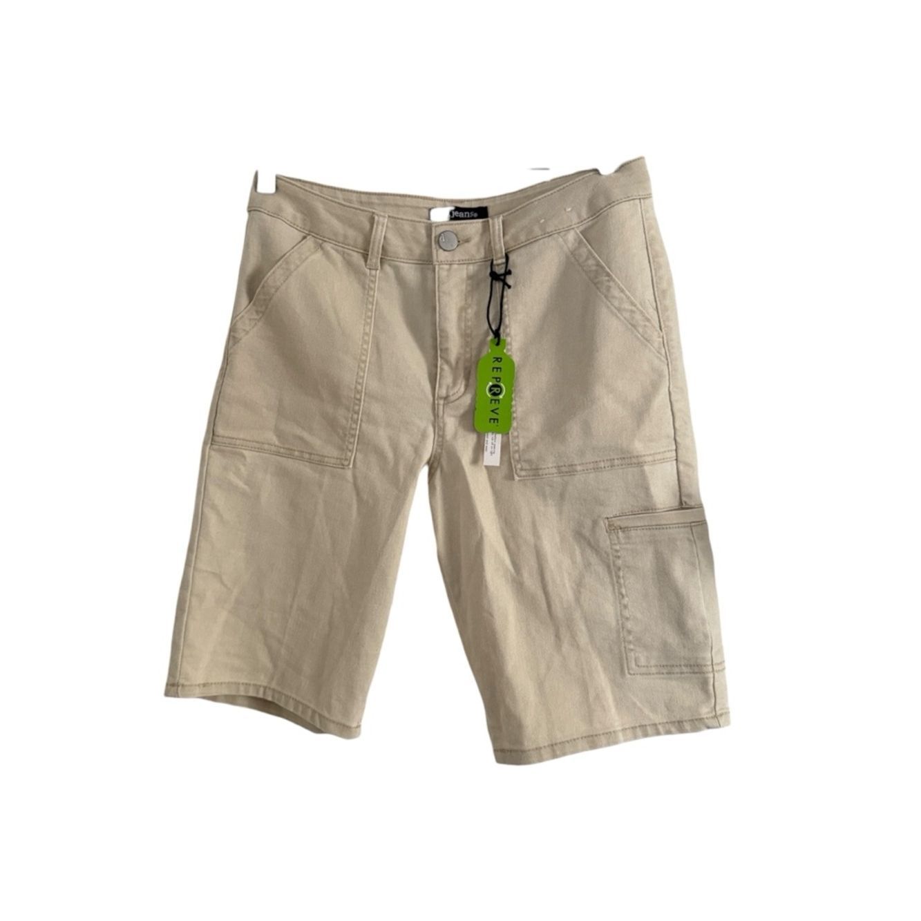 D. Jeans Khaki Cargo Shorts With Utility Pockets Nwt
